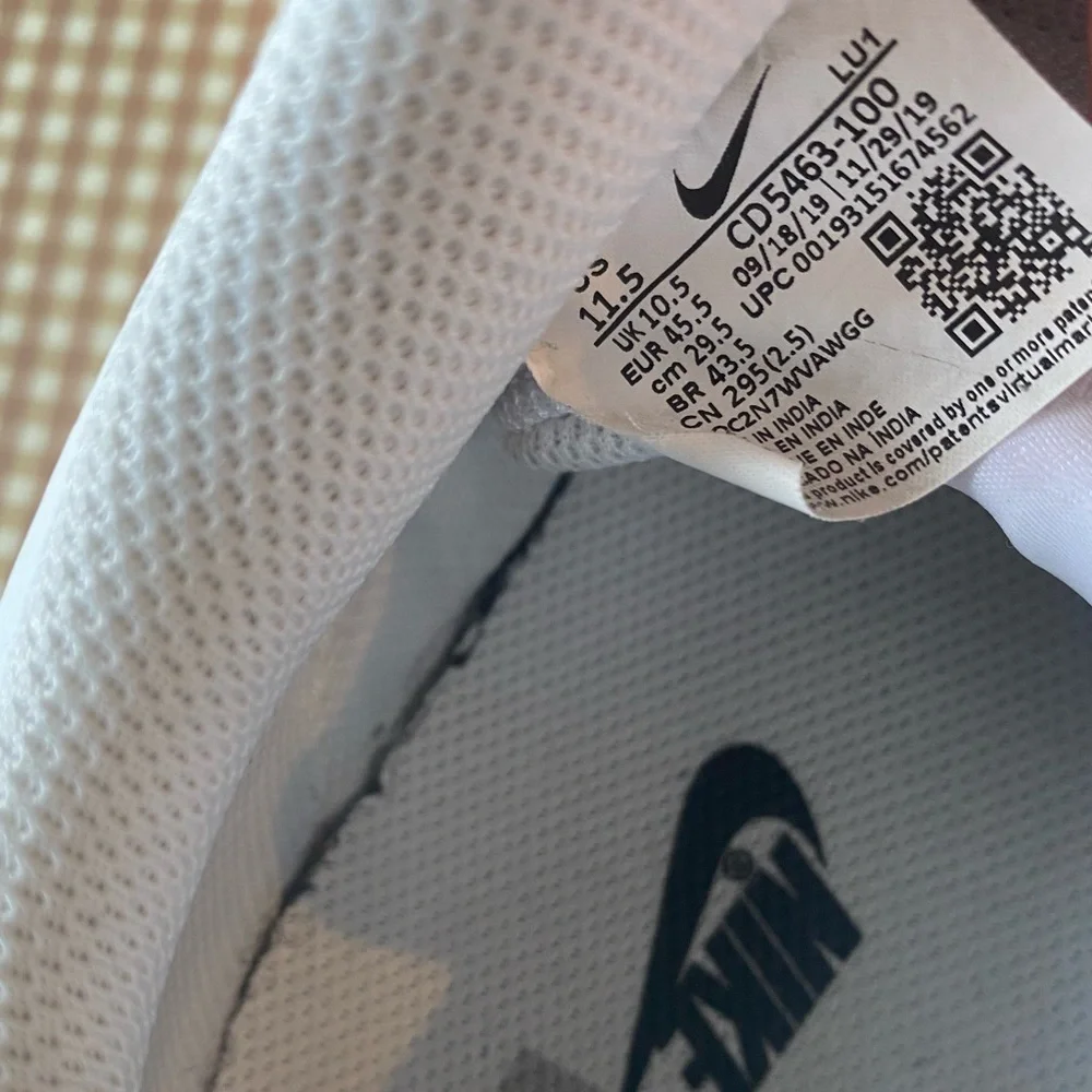 Nike Court Vision‎ Low Men's Shoes. CD5463-100. Size 11.5